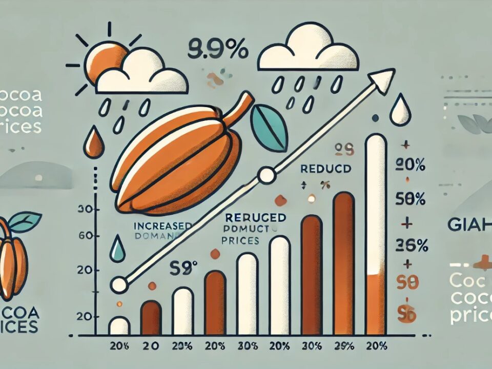 افزایش قیمت جهانی کاکائو